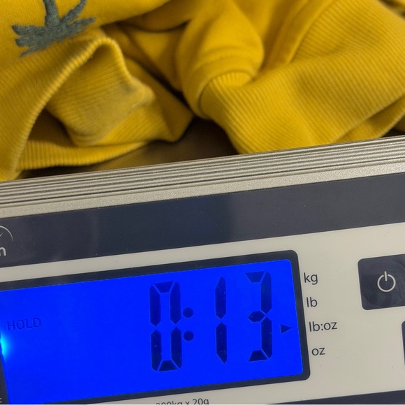 Old Navy 2X Mustard Yellow Good Vibes Crew Long Sleeve Pullover Sweatshirt - Picture 10 of 10